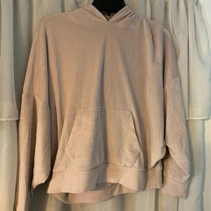 AE American Eagle Pink Hooded Sweatshirt